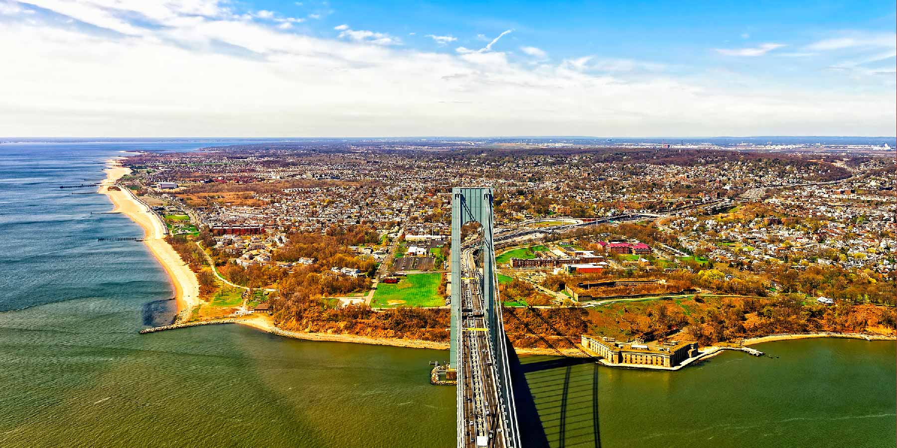 Aerial view of Staten Island