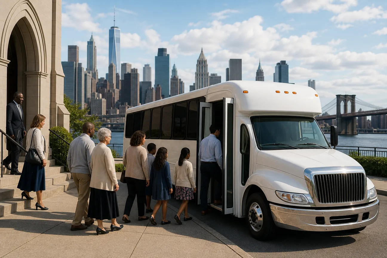 Church Bus Rental Options in New York City